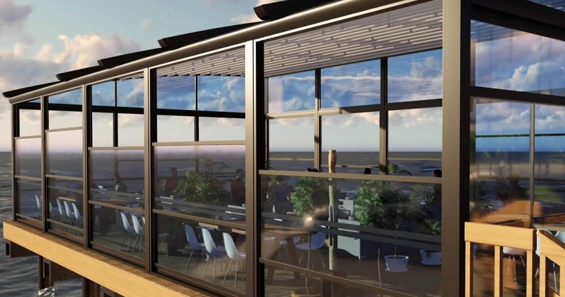 Katlanır Giyotin Cam